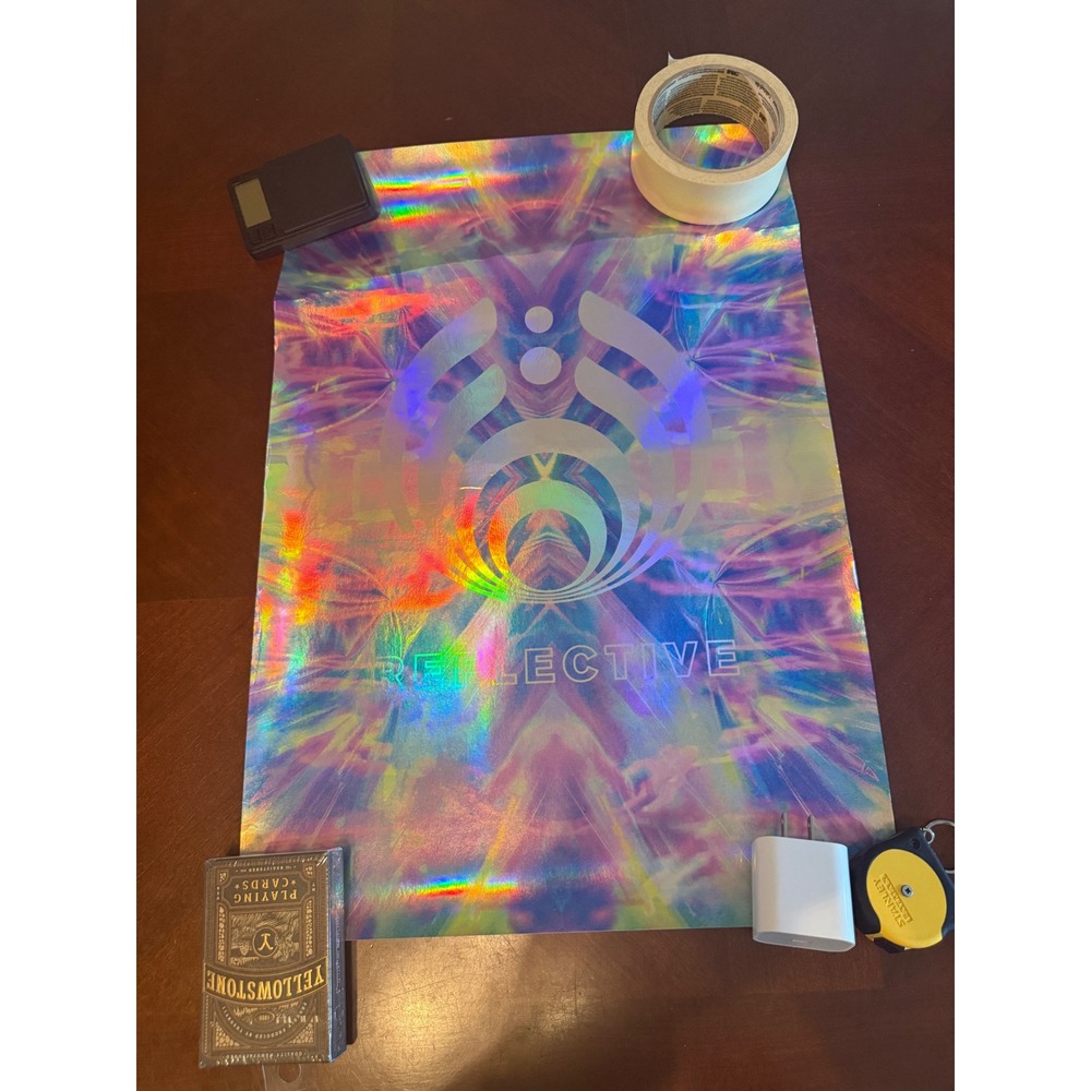 Bassnectar Reflective Holographic Poster Promotional EDM Collector Art